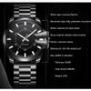SHATONG Men's Watch 30m Waterproof Luminous Pointer Mechanical Casual Fashion High-end Steel Band Watch Men's Elegant Gift view 4