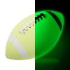 Civaner Glow in The Dark Football Light Up Youth Size for Kids Teens and Adults Junior Football Small Luminous Sports Balls Gifts for Boys School Games Outdoor Activity view 1