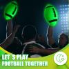 Civaner Glow in The Dark Football Light Up Youth Size for Kids Teens and Adults Junior Football Small Luminous Sports Balls Gifts for Boys School Games Outdoor Activity view 4