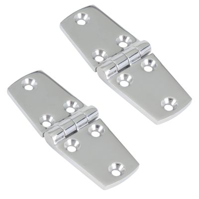 AMYSPORTS Marine Mount Door Hinges Steel Stainless Hatch Boat Hinge Hardware Heavy Duty Boat Hinge Deck Cabinet SUS316 1.51 inch x 4.00 inch 2pcs