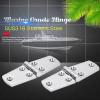 AMYSPORTS Marine Mount Door Hinges Steel Stainless Hatch Boat Hinge Hardware Heavy Duty Boat Hinge Deck Cabinet SUS316 1.51 inch x 4.00 inch 2pcs view 2