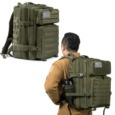 QT&QY Tactical Backpack V1.0(Green) Military Backpack V3.0(Green)