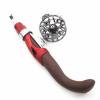 65cm Ice Fishing Rod Winter Fishing Rods Ice Fishing Rod Reel Combos Rod Super Hard Catch Big Fish Ice Pole ZYHYD (Color : Red) view 3