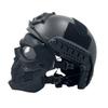 PJ Type Tactical Airsoft Protective Fast Helmet with Adjustable Full-Face Skull Mask Setfor Paintball Shooting, CS Games view 3