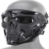 PJ Type Tactical Airsoft Protective Fast Helmet with Adjustable Full-Face Skull Mask Setfor Paintball Shooting, CS Games view 4