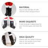 LUOZZY 2pcs Christmas Performance Boots Santa Claus Boots Faux Leather Santa Boots view 2