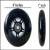 TreadLife Fitness Elliptical Replacement Wheel - Part Number 205979 - Compatible with NordicTrack Elite 1300 (2 x Pack) view 2