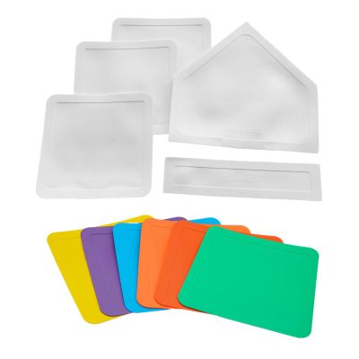 Eco Walker Colorful Thrown Down Baseball Bases Perfect for Baseball, Teeball, Softball, Kickball, Kids, Backyard, Practice and School