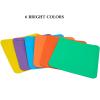 Eco Walker Colorful Thrown Down Baseball Bases Perfect for Baseball, Teeball, Softball, Kickball, Kids, Backyard, Practice and School view 2