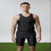 Topeter Padded Rib Protector Sleeveless Chest Protect Shirt Hockey Baseball Gear Paintball Football Protective Pads for Boys L view 2