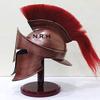 Medieval 300 Movie Authentic Helmet Copper Armour King Leonidas Greek Spartan Roman Halloween Helmet W Stand view 1