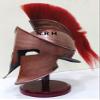 Medieval 300 Movie Authentic Helmet Copper Armour King Leonidas Greek Spartan Roman Halloween Helmet W Stand view 4
