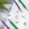 PH PandaHall 30 Set Shoelace Aglets: Metal Tips, Screws, Seamless, for Sneakers, Hoodies, Bungee Cords, Laces view 2