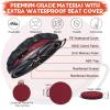 WarBull 360-Degree Swivel Bucket Seat, 5 Gallon Bucket Lid Cushion, Silent Spin Bucket Seat, Comfortable, with Waterproof Cover, for Hunting, Fishing, Gardening and Camping, Dark Red view 3