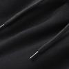 ANUFER Mens Slim Fit Cotton Sweatpants Jogging Bottoms with Zipper Pockets Casual Trousers Open Bottom Black S view 4