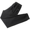 ANUFER Mens Slim Fit Cotton Sweatpants Jogging Bottoms with Zipper Pockets Casual Trousers Closed Bottom Black 5XL view 4