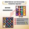 Billmart Premium Billiard Balls Pool Table Accessories 2-1/4" Regulation Size 16 Pool Balls Billiard Set view 2