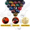 Billmart Premium Billiard Balls Pool Table Accessories 2-1/4" Regulation Size 16 Pool Balls Billiard Set view 4