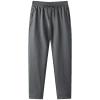 ANUFER Mens Slim Fit Cotton Sweatpants Jogging Bottoms with Zipper Pockets Casual Trousers Open Bottom Grey XL view 1