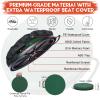 WarBull 360-Degree Swivel Bucket Seat, 5 Gallon Bucket Lid Cushion, Silent Spin Bucket Seat, Comfortable, with Waterproof Cover, for Hunting, Fishing, Gardening and Camping, Green view 3