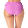 Anne Cole Women's Standard Convertible High Waist Shirred Swim Bottom view 2