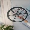 Magnesium Alloy Bike Rims lightest and Strongest Metal Material Bike Rims Magnesium Alloy Material 20inch Snow Bike Wheels 85mm Width Front Black Color(one Wheel) view 1