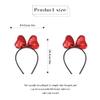 EVILD Sequin Hair Bow Glitter Bows Headband Christmas Hair Accessories for Women (Pack of 2) view 4