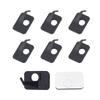 SOPOGER 6pcs Plastic Arrow Rest Black Recurve Bow Arrow Rest Adhesive Back Hunting Shooting Targeting Accessory for Right or Left Hand (Right Hand) view 1