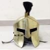 Medieval Armour King Leonidas Greek Spartan Roman Helmet | Legions Halloween Men's Spartan 300 Movie Helmet view 3