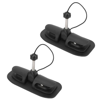 1 Pair Oar Holder Paddle Lock, Paddle Holder Support Universal for Inflatable Boat Kayak Canoe Dinghy Raft 0.4in Iron Core