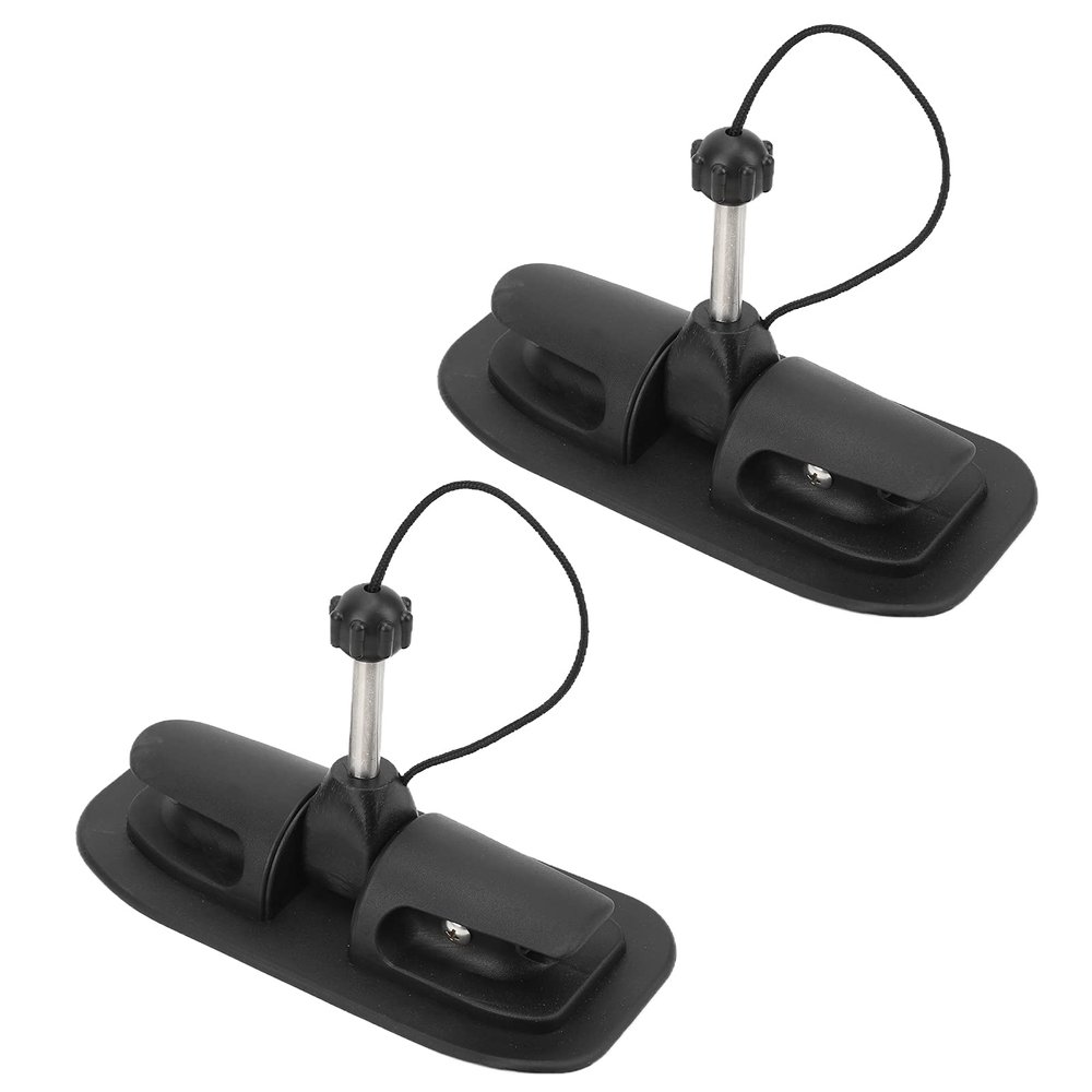 1 Pair Oar Holder Paddle Lock, Paddle Holder Support Universal for Inflatable Boat Kayak Canoe Dinghy Raft 0.4in Iron Core