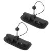 1 Pair Oar Holder Paddle Lock, Paddle Holder Support Universal for Inflatable Boat Kayak Canoe Dinghy Raft 0.4in Iron Core view 1