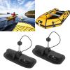 1 Pair Oar Holder Paddle Lock, Paddle Holder Support Universal for Inflatable Boat Kayak Canoe Dinghy Raft 0.4in Iron Core view 4