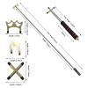PUZOU Retractable Billiards Pool 14-59 inches Cue Stick Bridge with 3PCS Removable Brass Bridge Billiards Pool Cue Accessory for Pool Table view 3