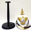 White German Pickelhaube Spike Helmet | Leather Pickelhaube Imperial Prussian | Brass Military Officer Mens Costume | WWI & WWII Army Helmets LARP Re-Enactment Cosplay Halloween Helmet view 2