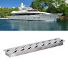 Boat Louver Vent, Slotted Louvered Ventilator, Marine Vent Grille Oblong Stainless Steel 8 Slots Grid Cover Boat Shutters Blind Louvre view 3