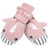 American Trends Toddler Snow Gloves Winter Kids Ski Glove Waterproof Mittens for Toddler Boys Girls Warm Mitten Pink Whale S(Fits 2-4 Years) view 2