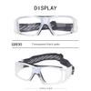 SooGree Sport Goggles Basketball Soccer Football Sports Protective Eyewear Eye Safety Glasses Men Women Racquetball Goggles Lens Replaceable (Transparent Frame Black Pad) view 3
