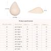 1 Pair Self Adhesive Silicone Breast Forms Skin-Friendly Fake Breasts Breast Forms for Breast Cancer Surgery Woman Chest Improvement (Size : AA Cup:340g) view 2