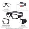 SooGree Sport Goggles Basketball Soccer Football Sports Protective Eyewear Eye Safety Glasses Men Women Racquetball Goggles Lens Replaceable (Black Frame Black Pad) view 3
