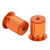 VBESTLIFE Handlebar End Plugs, Aluminum Alloy Expansion Locking Handlebar End for Mountain Road Folding Bike(Orange) and Spare Parts view 3