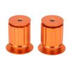 VBESTLIFE Handlebar End Plugs, Aluminum Alloy Expansion Locking Handlebar End for Mountain Road Folding Bike(Orange) and Spare Parts view 4