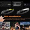 Strip Light Pro Headlamp, 230 Wide-Beam Headlight Flashlight, USB Rechargeable Headlamp with Motion Sensor- 2 COB 5 Modes Lightweight Waterproof Headlight for Indoor/Outdoor (2Pcs) view 4