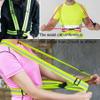Running Reflective Vest Gear 2pcs, Lasport Reflective Adjustable Safety Vest, High Visible Reflective Belts Straps for Night Running, Walking, Cycling and X-Large view 2