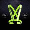 Running Reflective Vest Gear 2pcs, Lasport Reflective Adjustable Safety Vest, High Visible Reflective Belts Straps for Night Running, Walking, Cycling and X-Large view 4