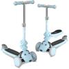 Mountalk Toddler Scooter/Balance Bike, 3 Wheels Scooter with Seat, Ride On Toys for Girls and Boys 1-6 Years (2 in 1 - Blue) view 1