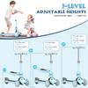 Mountalk Toddler Scooter/Balance Bike, 3 Wheels Scooter with Seat, Ride On Toys for Girls and Boys 1-6 Years (2 in 1 - Blue) view 2