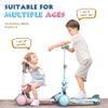 Mountalk Toddler Scooter/Balance Bike, 3 Wheels Scooter with Seat, Ride On Toys for Girls and Boys 1-6 Years (2 in 1 - Blue) view 3