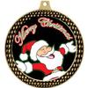 Santa Claus Starfire Medals and Trophies, 2.5" Gold Merry Christmas Medal Awards, 100 Pack Prime view 2