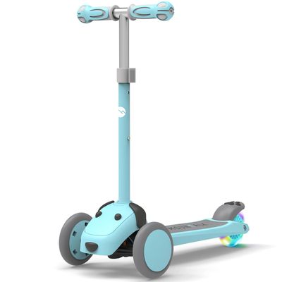 MOUNTALK 3 Wheel Scooters for Kids Age 3-5/5-8 Years Old, Kick Scooter for Boys and Girls with Light Up Wheels, Mini Scooter for Children (Blue)